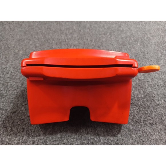 Vintage GAF View-Master Red Viewer w/ Orange Lever + Backyardigans Dics - Picture 7 of 11